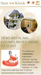 Mobile Screenshot of dentart-klinik.hu